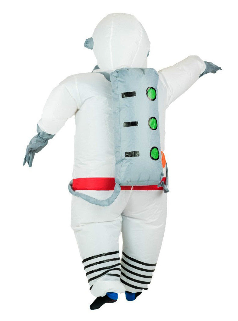 Inflatable Spaceman Kids Astronaut Costume - Back Image