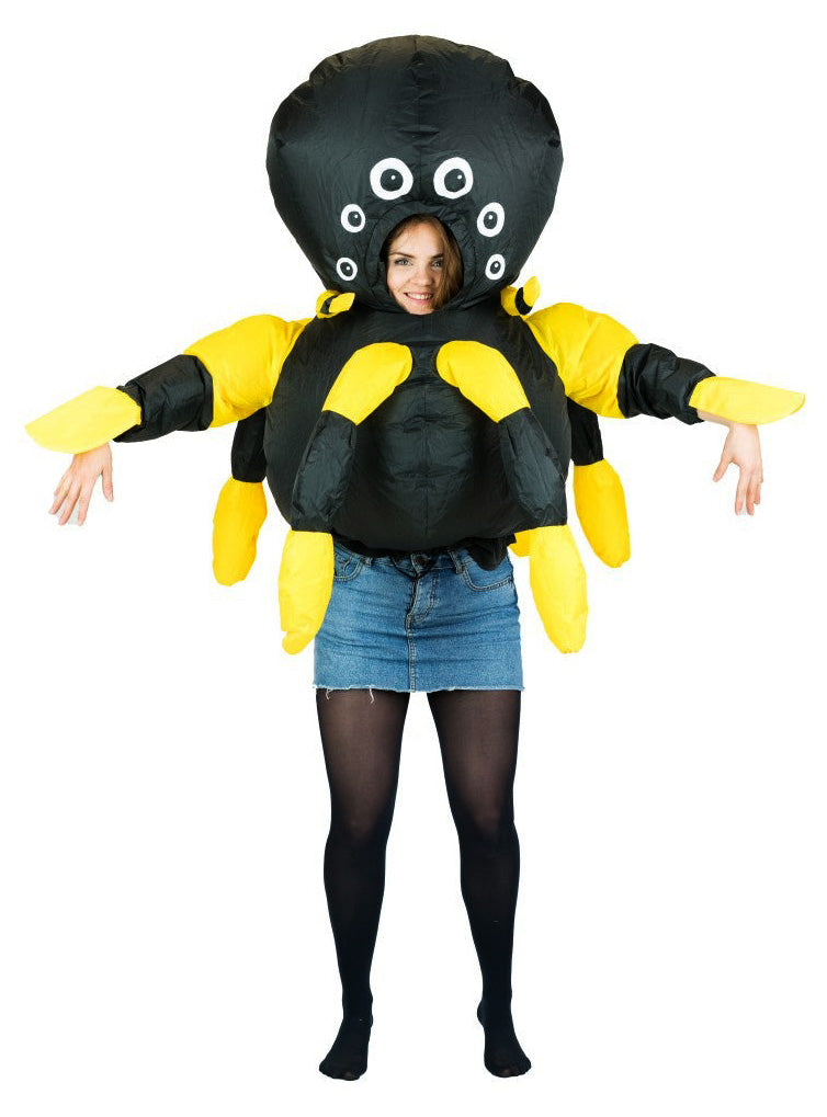 Inflatable Spider Novelty Adults Costume - Alternative Image