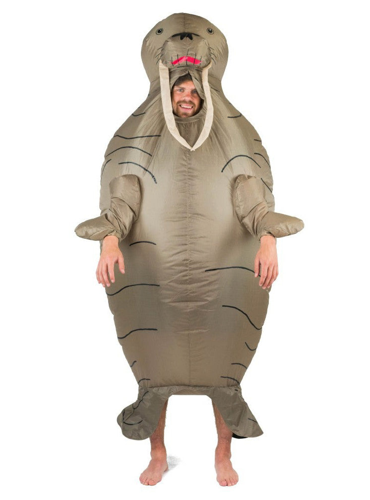 Inflatable Walrus Novelty Adults Costume - Alternative Image