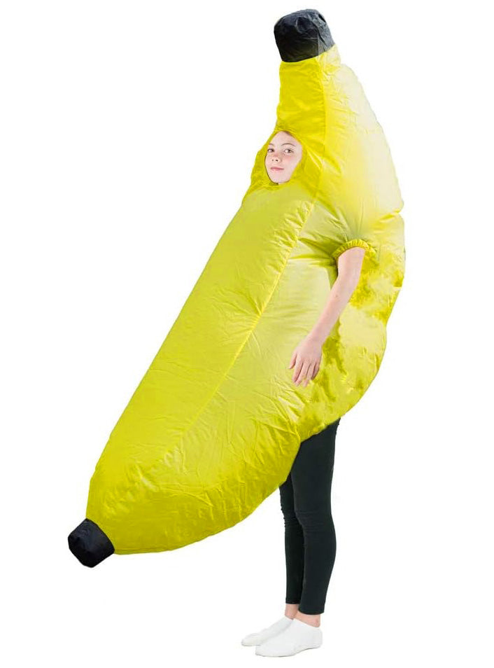 Inflatable Yellow Banana Novelty Kids Costume - Main Image
