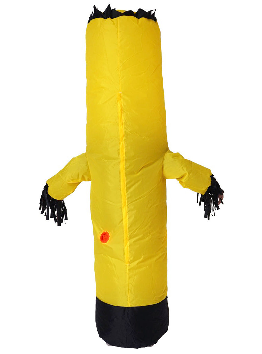Inflatable Yellow Tubeman Novelty Adults Costume - Back Image