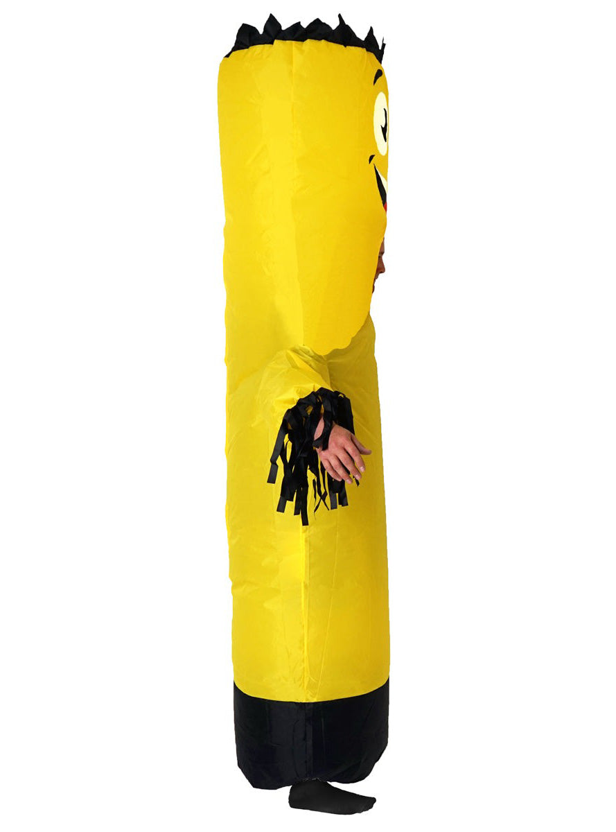 Inflatable Yellow Tubeman Novelty Adults Costume - Side Image