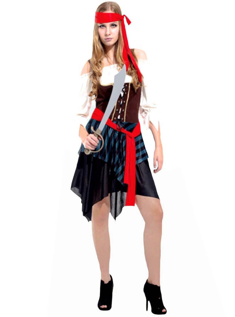Womens Pirate Fancy Dress Costume | Pirate Dress Up Costume for Women