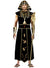 Men's Black and Gold Ancient Egyptian Pharoh Fancy Dress Costume