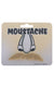 Blonde Medium Straight Self Adhesive Novelty Costume Moustache