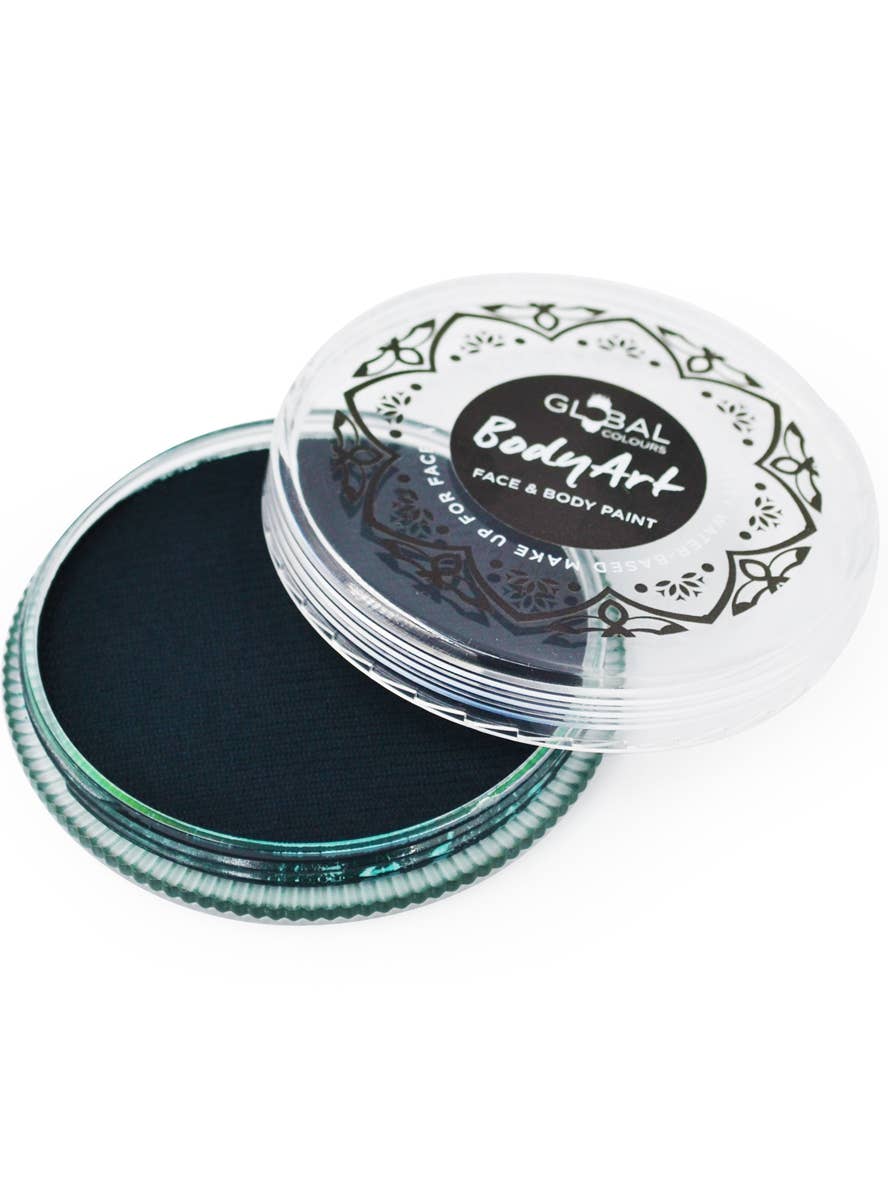 Deep Green Water Based Face and Body Cake Makeup - Alternate Image