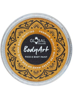 Metallic Gold Water Based Face and Body Cake Makeup - Front Image