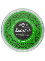 Neon Green Water Based Face and Body Cake Makeup - Front Image