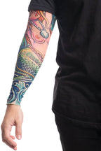 Adult's Sailor Fake Mermaid Tattoo Costume Sleeve Accessory Alternate View Image