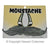 Pointed Grey Faux Hair Moustache Costume Accessory