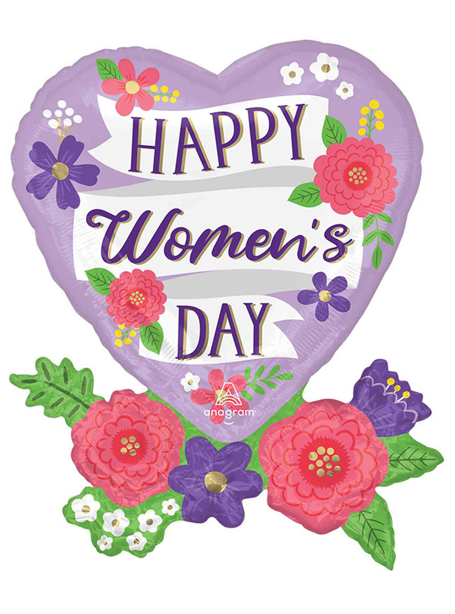 International Womens Day 76cm Supershape Balloon – Main Image