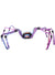Image of Iridescent Purple Large Spider Halloween Decoration - Main Image