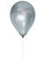 Image of Iron Silver 25 Pack 30cm Latex Balloons