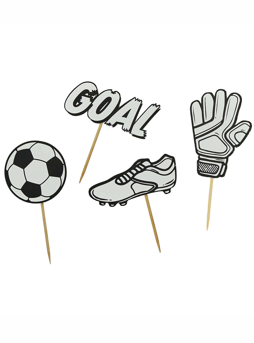 Its a Goal 12 Piece Soccer Party Food Picks - Alternative Image