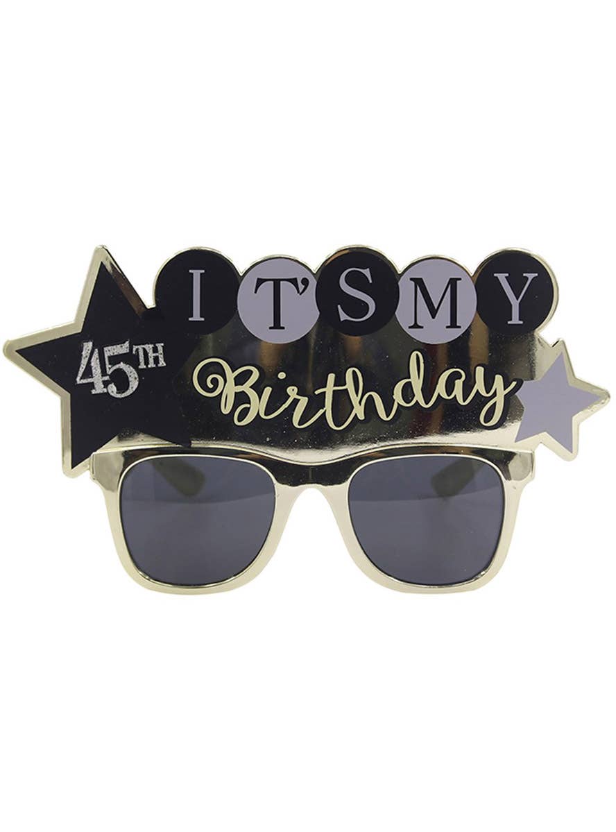 Image of Customisable It's My Party Glasses with Stickers