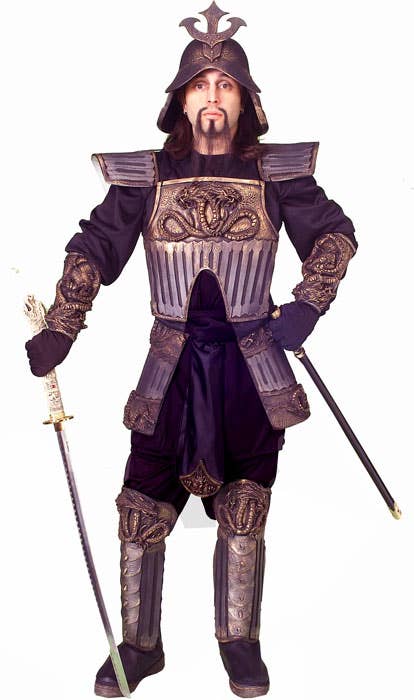 Mens Japanese Samurai Warrior Costume - Main Image