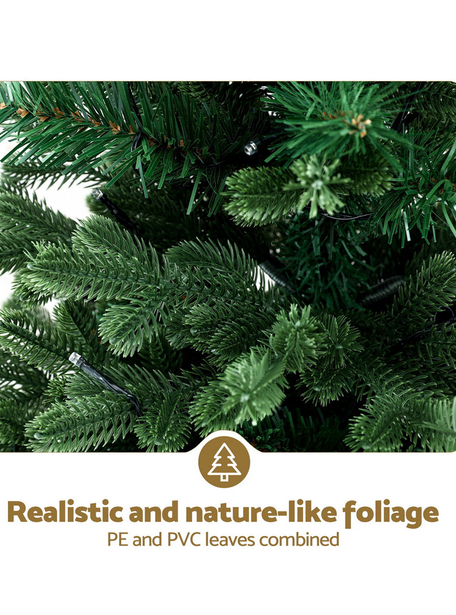 Jingle Jollys 120cm Potted Prelit Christmas Tree - Information Image 1