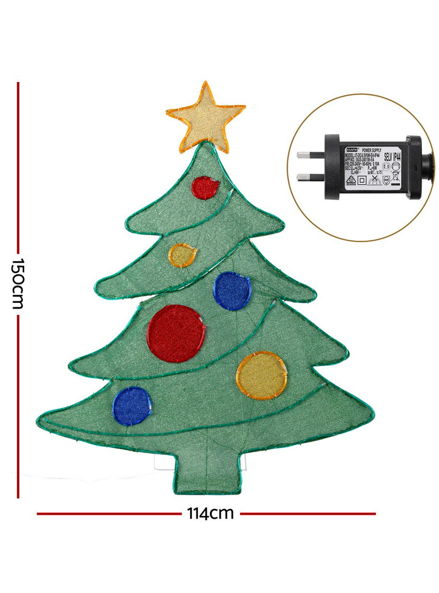 Jingle Jollys 150cm Christmas Tree Rop Light Outdoor Decoration - Information Image