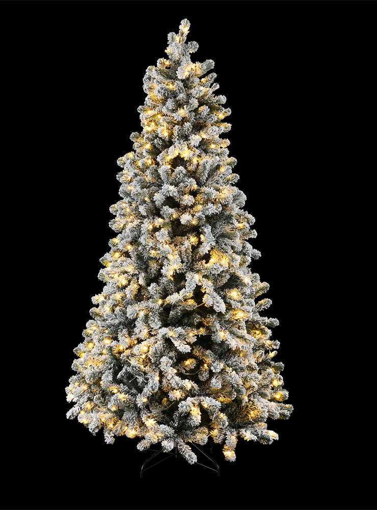 Jingle Jollys 180cm Prelit Snow Flocked Christmas Tree - Alternate Image 2
