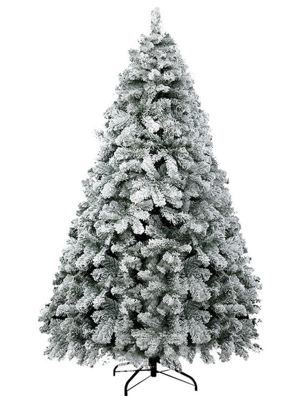 Jingle Jollys 180cm Snow Flocked Christmas Tree - Main Image
