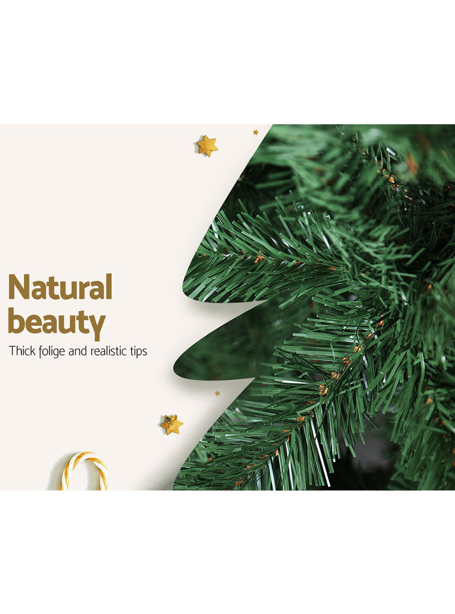Jingle Jollys 210cm Classic Green Christmas Tree - Information Image 3 XM TR FULL 7FT GR
