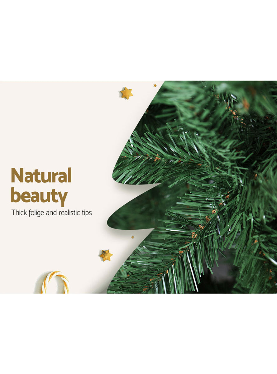 Jingle Jollys 210cm Classic Green Christmas Tree - Information Image 3 XM TR WELL 7F GR