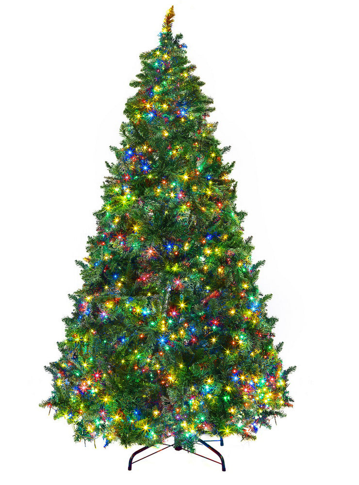 Jingle Jollys 210cm Multicolour Prelit Christmas Tree - Main Image