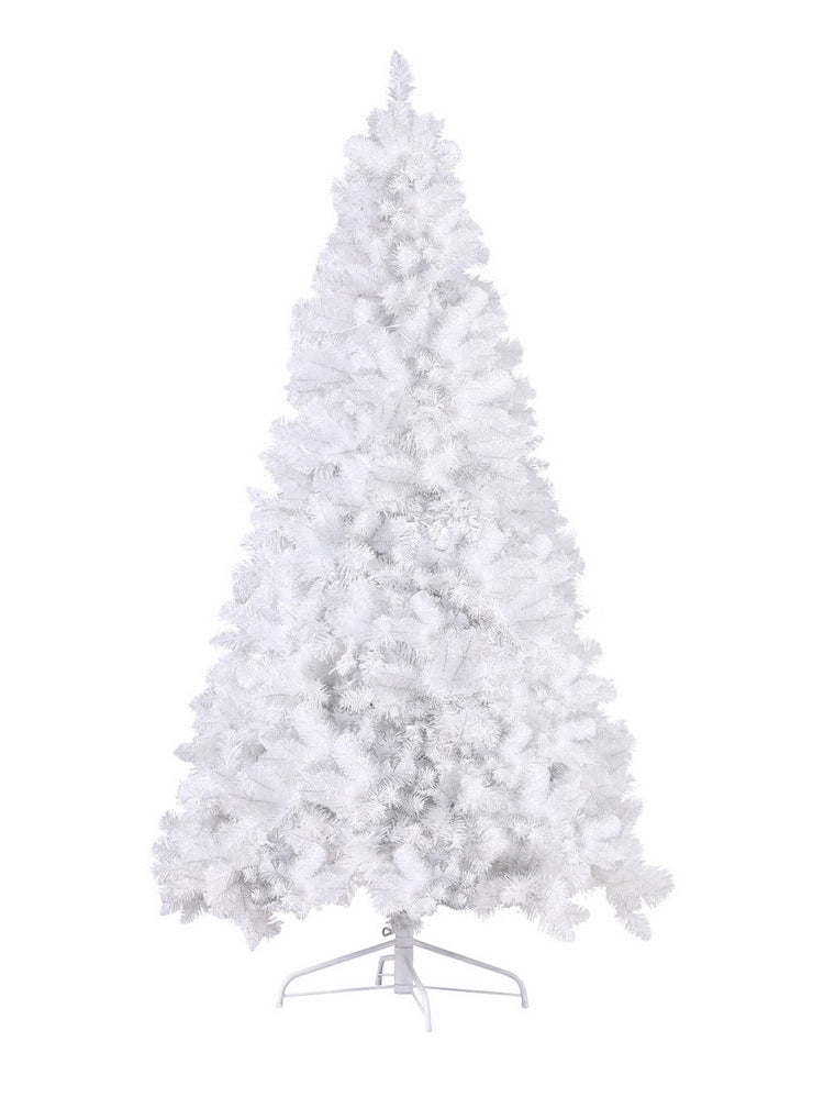 Jingle Jollys 210cm Prelit White Christmas Tree - Alternate Image