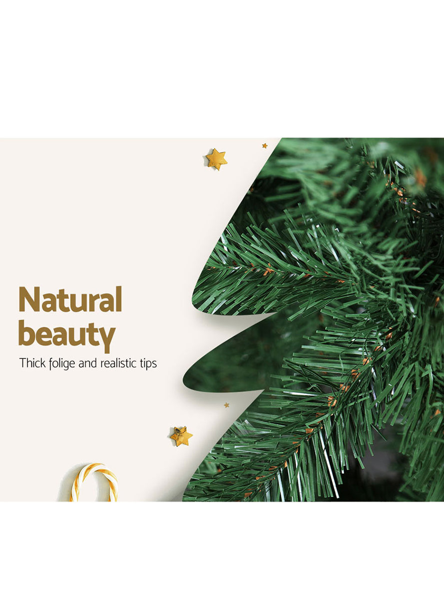 Jingle Jollys 240cm Classic Green Christmas Tree - Information Image 3
