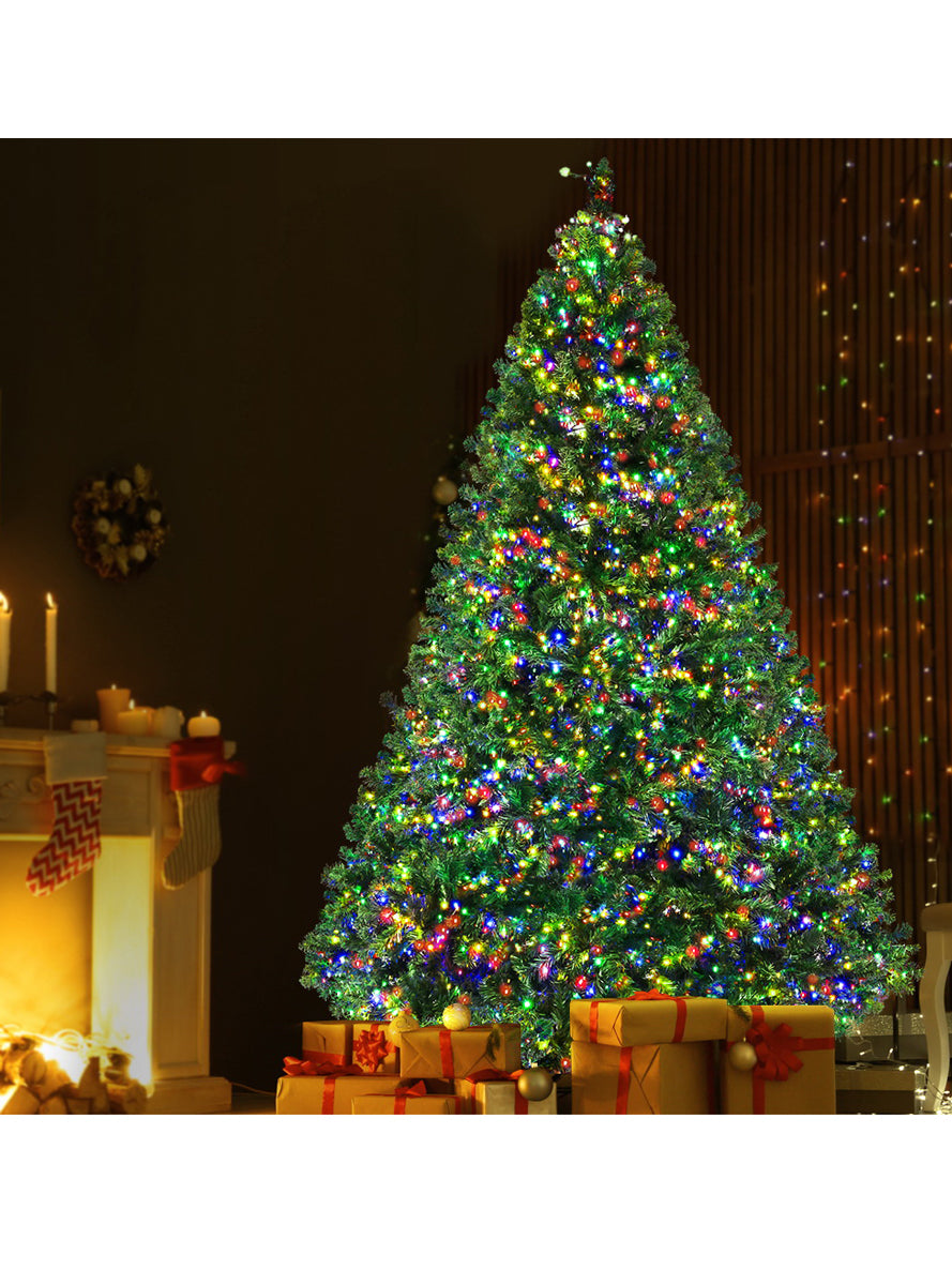 Jingle Jollys Multicolour Prelit Christmas Tree 240cm - Alternate Image 1