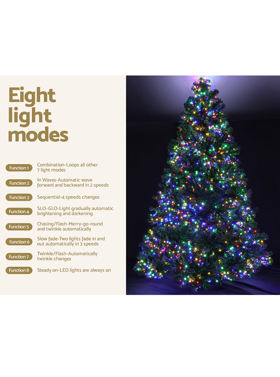 Jingle Jollys Multicolour Prelit Christmas Tree 240cm - Information Image 3