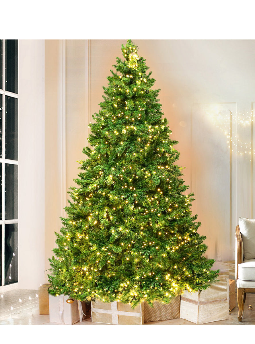 Jingle Jollys Warm White Prelit Christmas Tree 240cm - Alternate Image 2