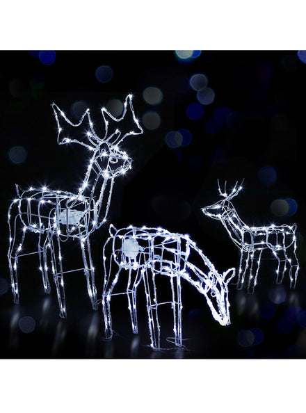 Jingle Jollys 3 Piece Reindeer Rope Light Decoration Set - Main Image