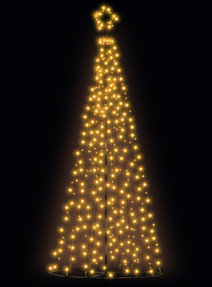 Jingle Jollys LED Christmas Tree Decoration in Warm White 360cm - Alternate Image 1
