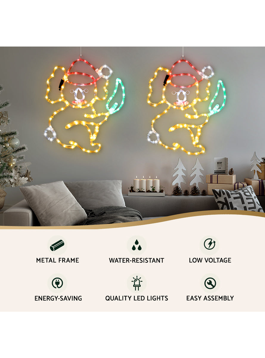 Jingle Jollys Koala Rope Light Christmas Decoration 48cm - Information Image 1