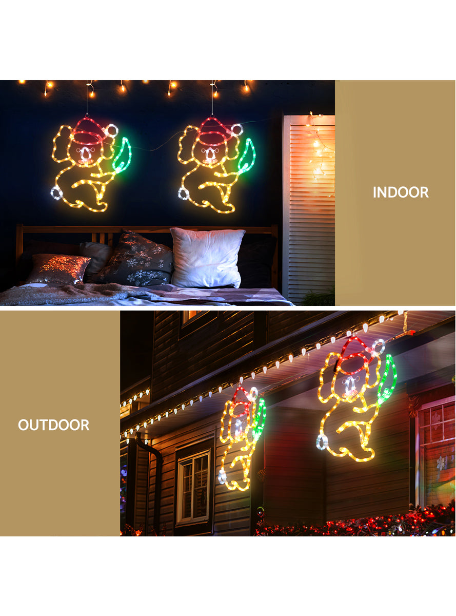 Jingle Jollys Koala Rope Light Christmas Decoration 48cm - Information Image 2
