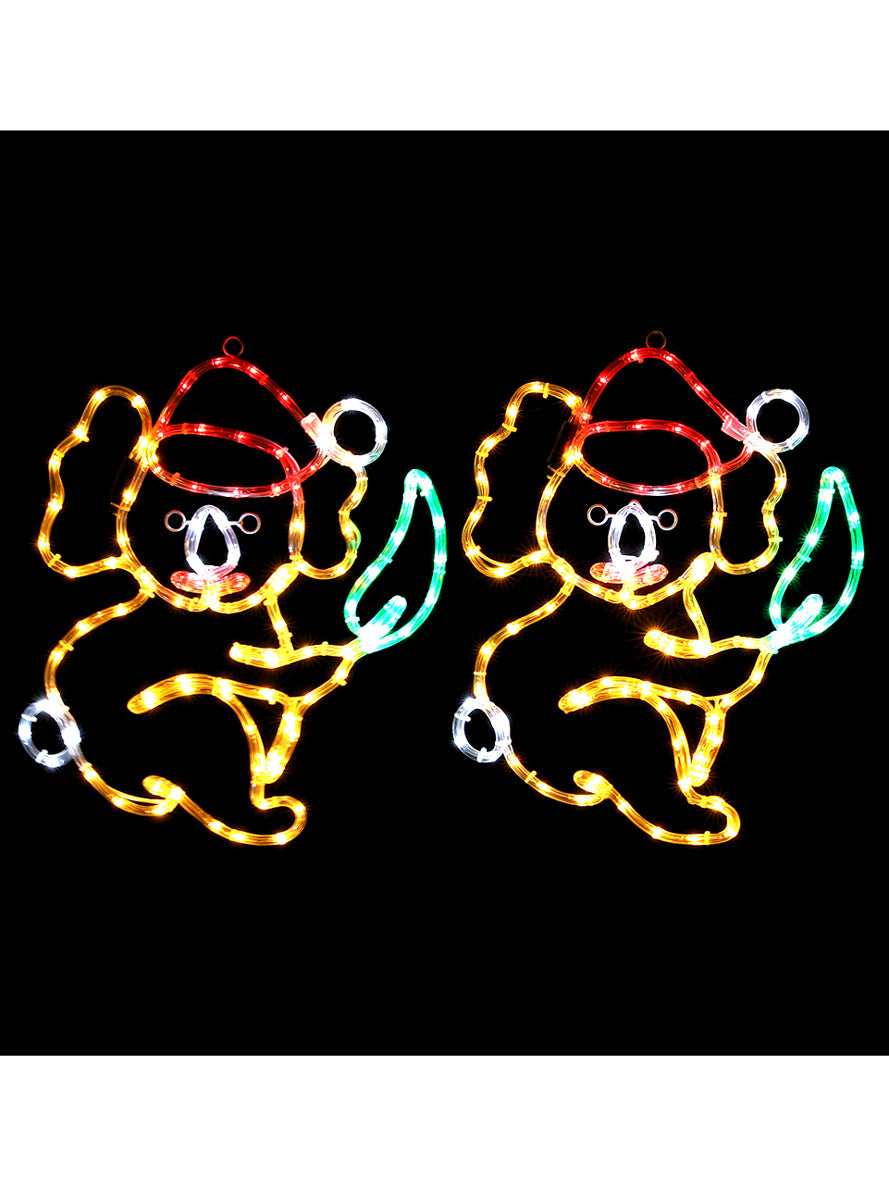 Jingle Jollys Koala Rope Light Christmas Decoration 48cm - Main Image