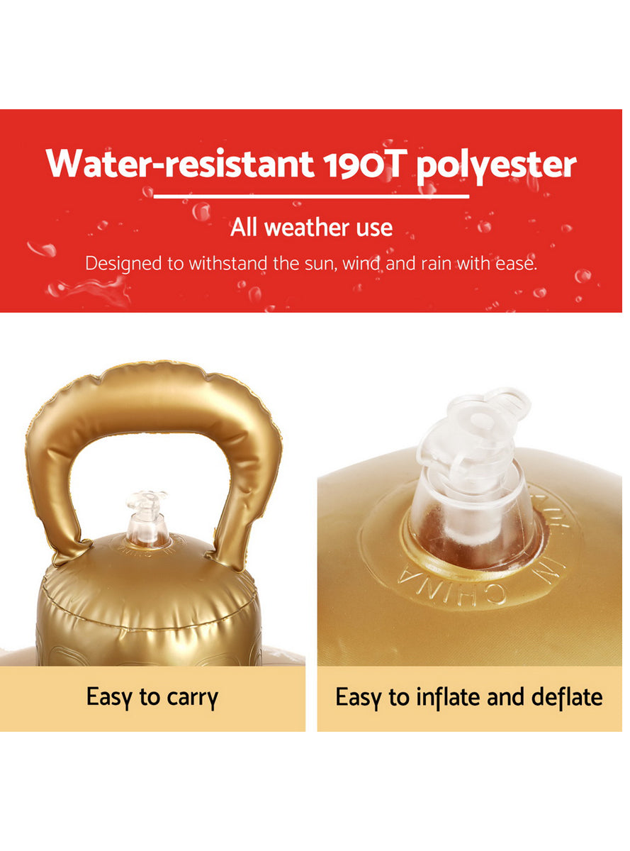 Jingle Jollys Inflatable Clear Bauble Decoration with Christmas Tree 60cm - Information Image 3
