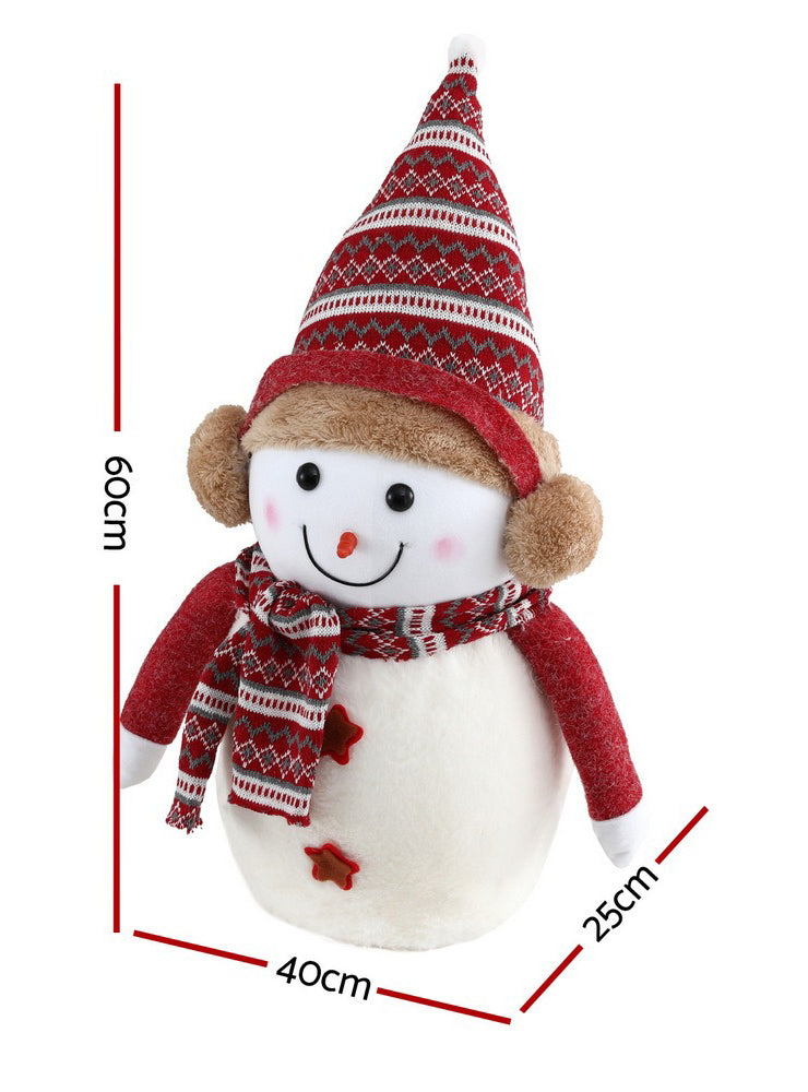 Jingle Jollys Snowman Christmas Decoration 60cm - Alternate Image