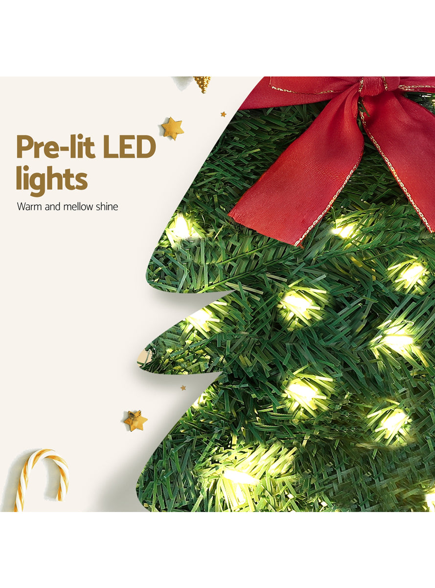 Jingle Jollys Cat Wreath Prelit Christmas Decoration - Information Image 2
