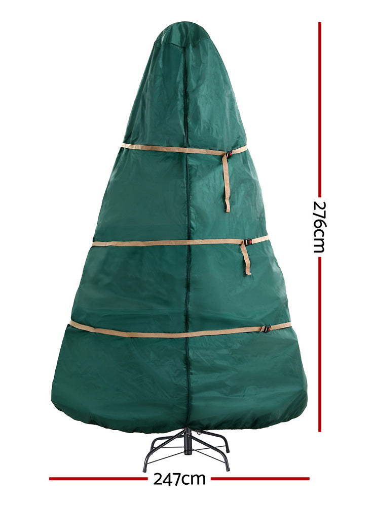 Jingle Jollys Christmas Tree Storage Bag Up to 9ft - Dimensions Image 1
