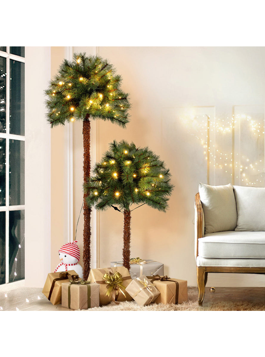 Jingle Jollys Light Up Palm Tree Christmas Decoration Set - Alternate Image