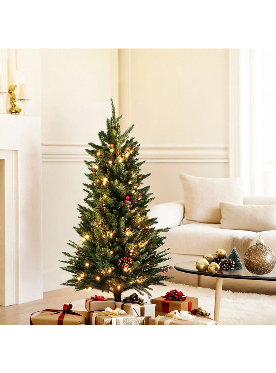 Jingle Jollys Mini Prelit Christmas Tree with Decorations 90cm - Alternate Image 2
