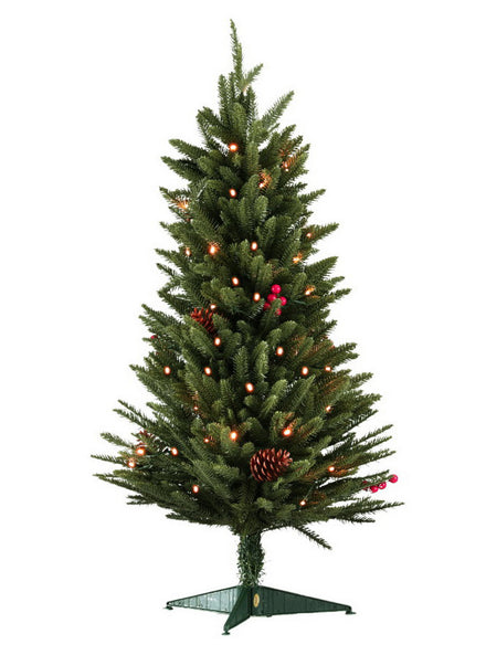 Jingle Jollys Mini Prelit Christmas Tree with Decorations 90cm - Main Image