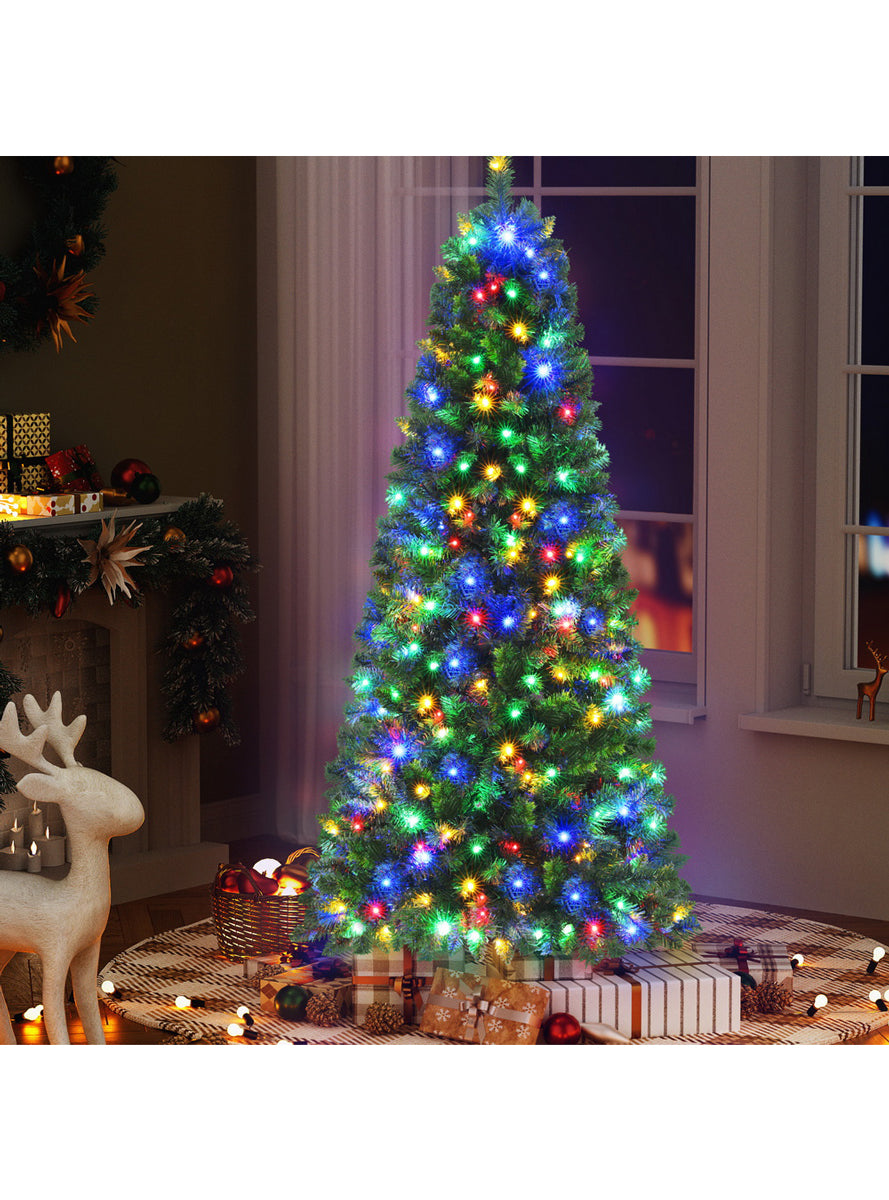 Jingle Jollys Multicolour Prelit Christmas Tree 180cm - Alterante Image
