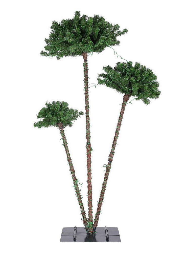 Jingle Jollys Palm Tree Light Up Christmas Decoration - Main Image