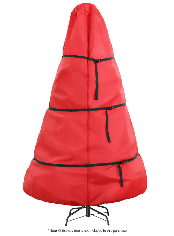 Jingle Jollys Red Up To 8ft Christmas Tree Storage Bag - Main Image
