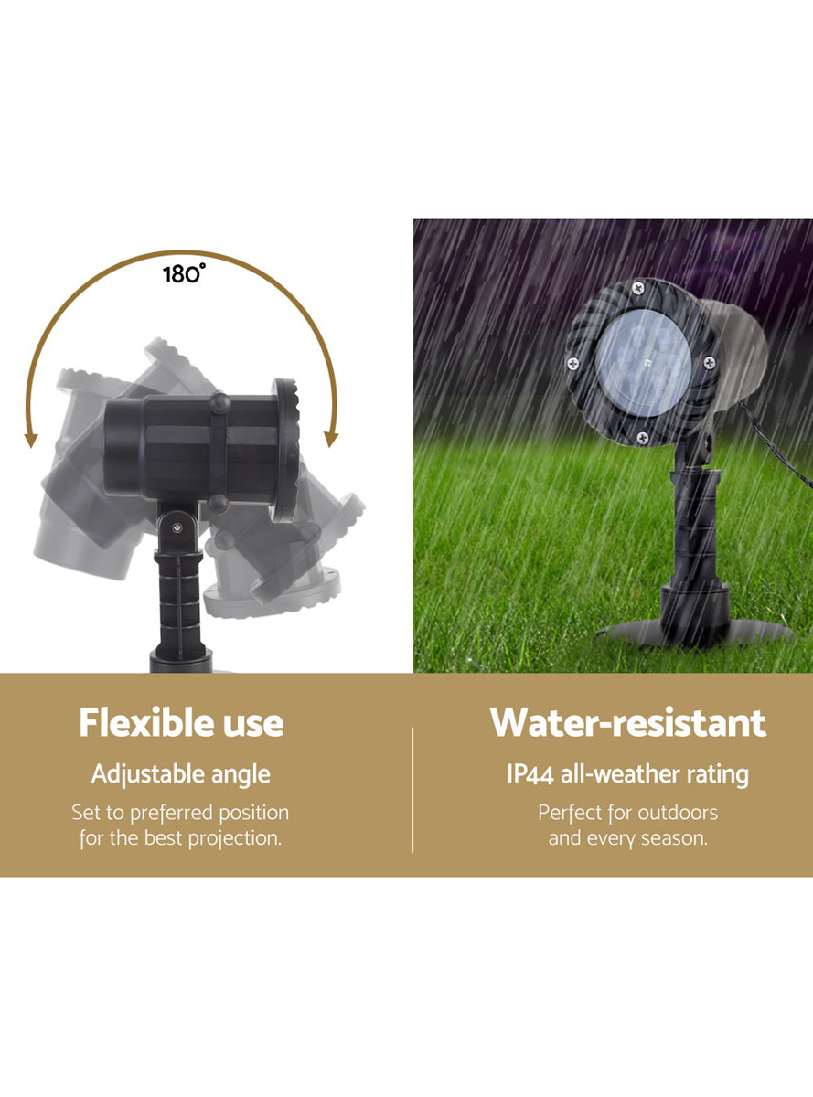 Jingle Jollys Switchable Projector Light Christmas Decoration - Information Image 2