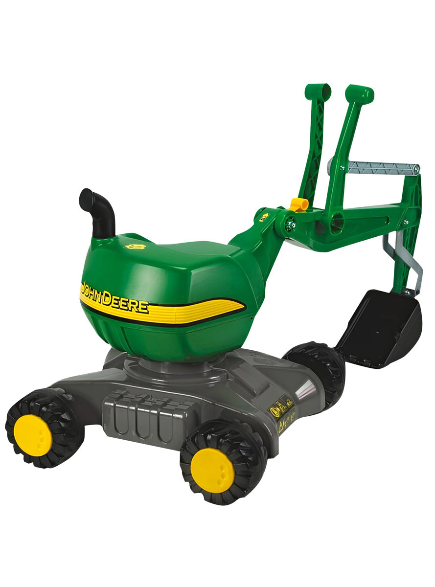 John Deere Green Ride On Excavator Digger - Alternate Image