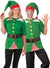 Image of Jolly Adults Green Christmas Elf Costume Shirt